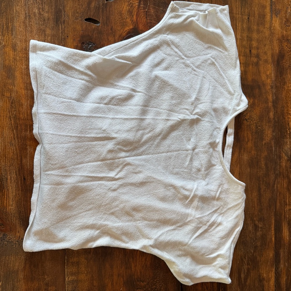 Ya Los Angeles White Short Sleeve Top
